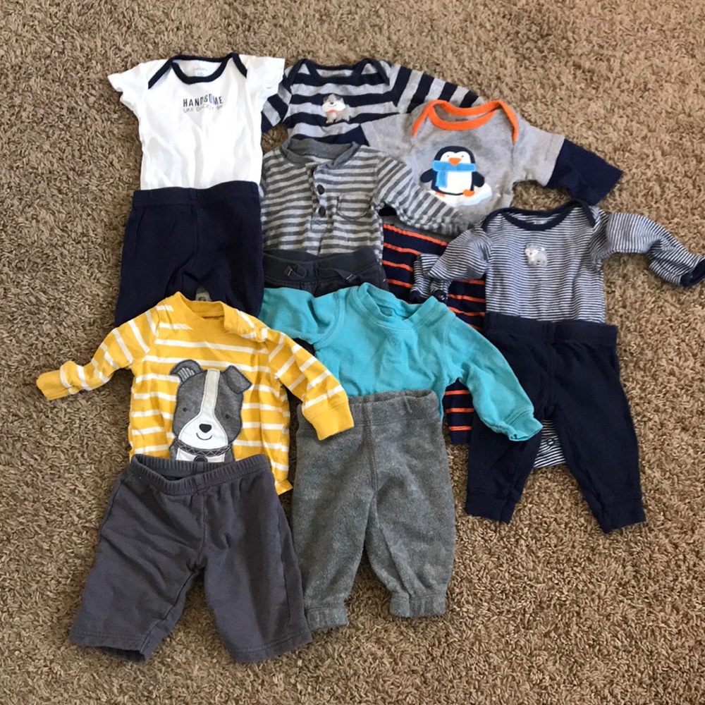 Lot of fall/winter newborn clothes